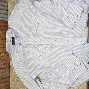 White Horse Pearl Snap western shirt men's XL